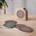 Set of 4 'Mandala' Coasters