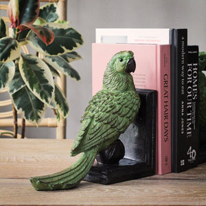 Set of Parrot Bookends