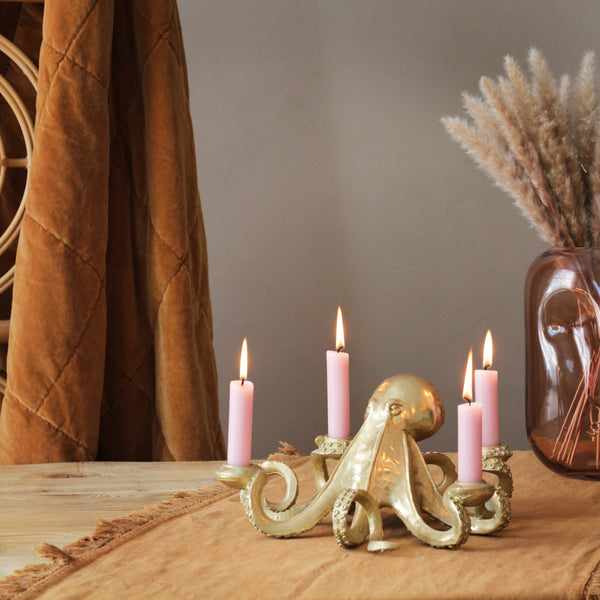 Otto Octopus Gold Candle Stick Holder – Bibi's Boutique