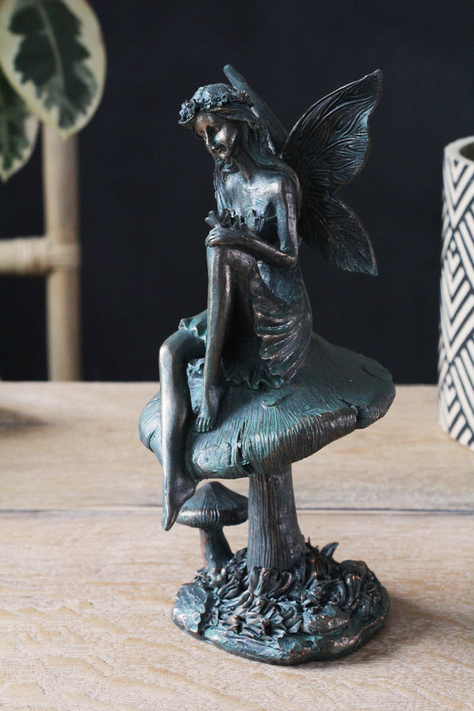 Fairy on Toadstool Ornament