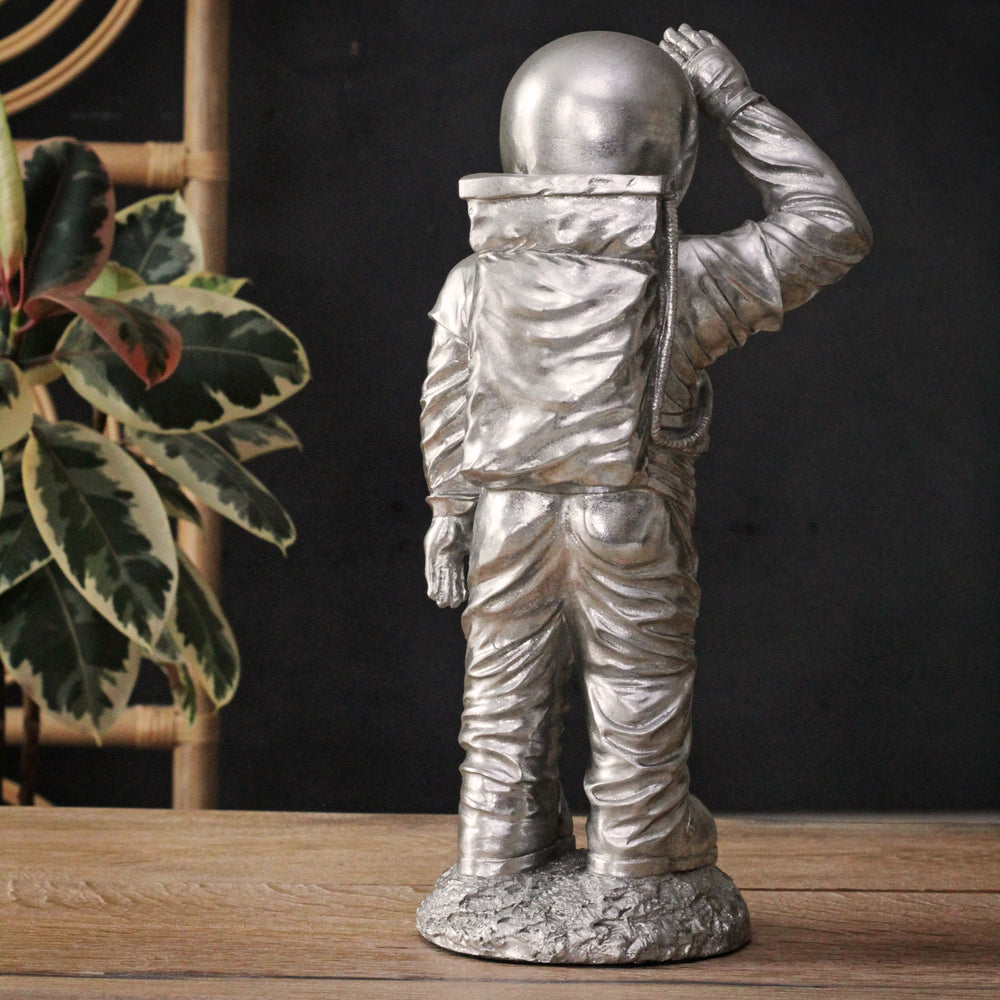 Silver Astronaut Figure