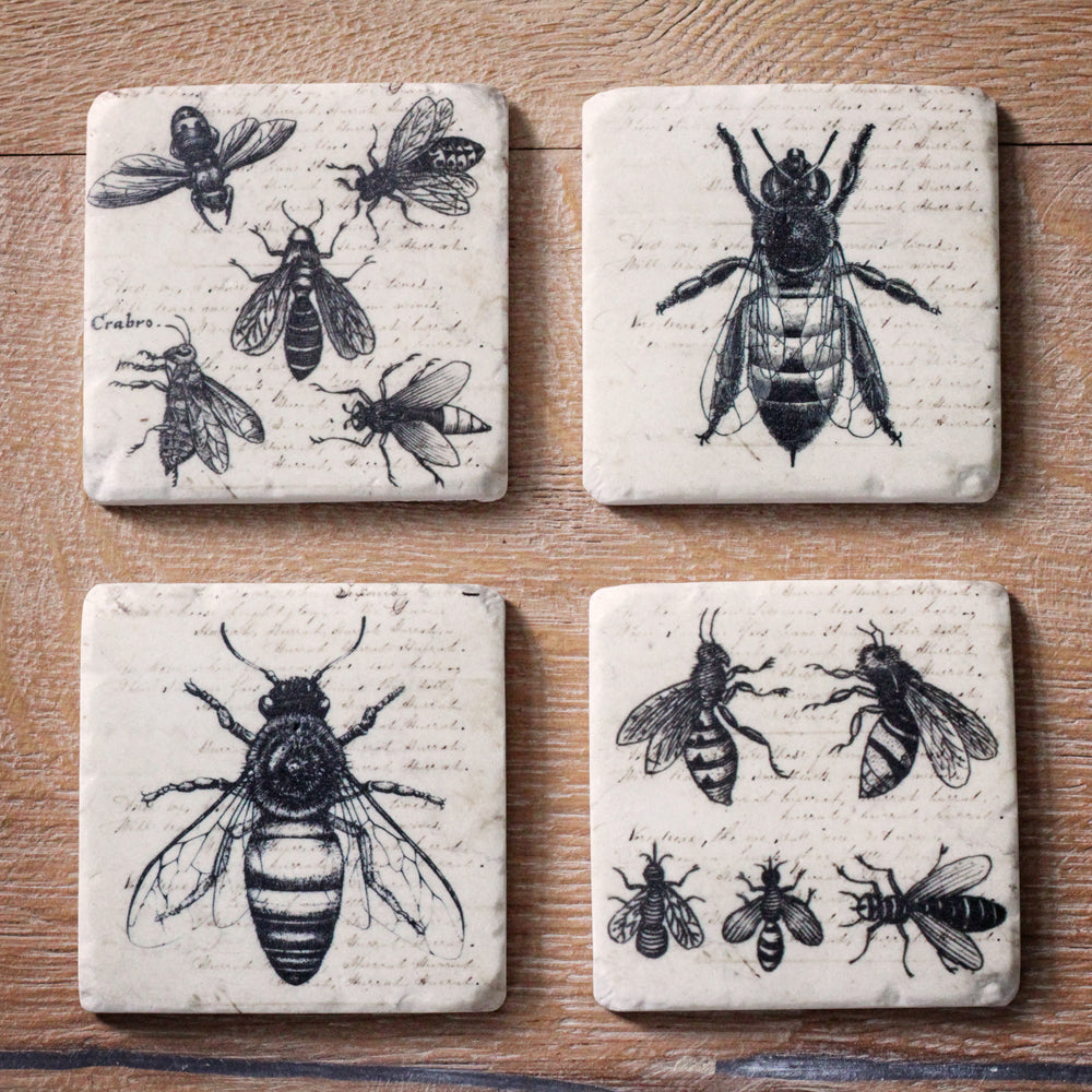 Set of Bee Coasters