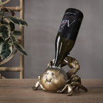 Gold Thirsty Crab Bottle Holder