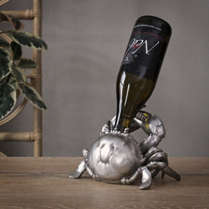 Gold Thirsty Crab Wine Bottle Holder