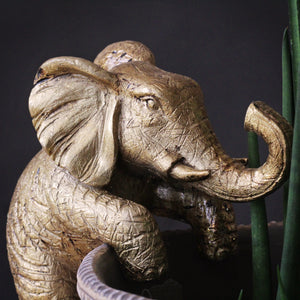 Gold Elephant Pot Hanger - Extra Large