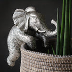 Silver Elephant Pot Hanger - Extra Large