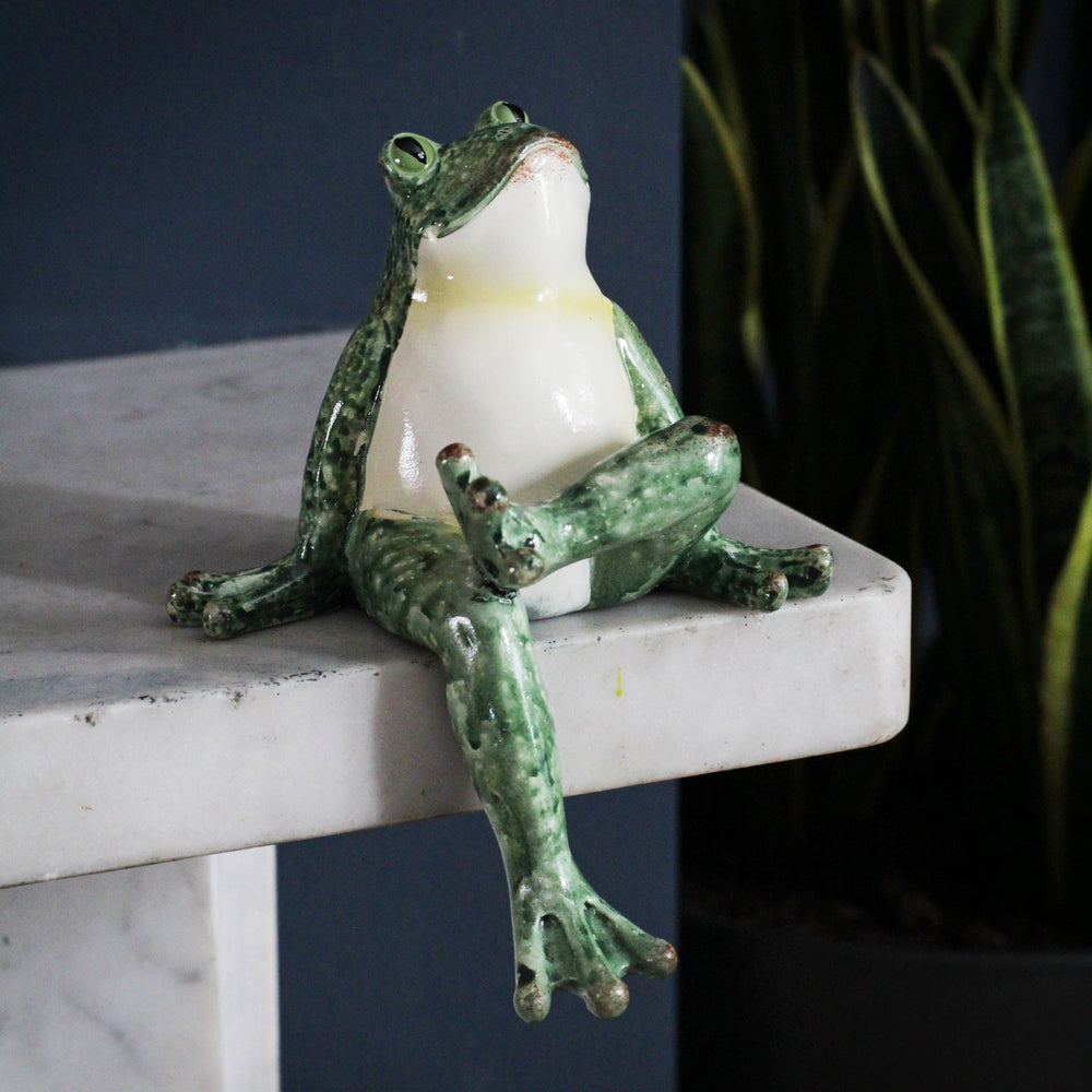 Frog Shelf Sitter