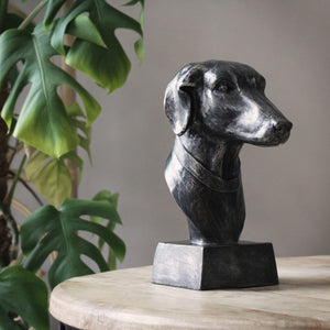 Greyhound Bust Ornament