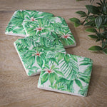 Set Of Four Palm Leaf Coasters