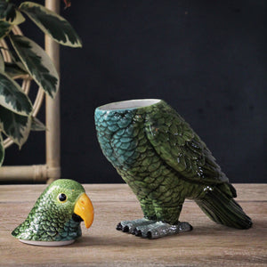 Parrot Jar Storage Container - Style B