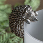 Hedgehog Pot Hanger in Brown