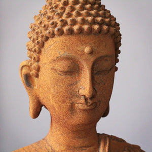 Cold Cast Iron Buddha Statue