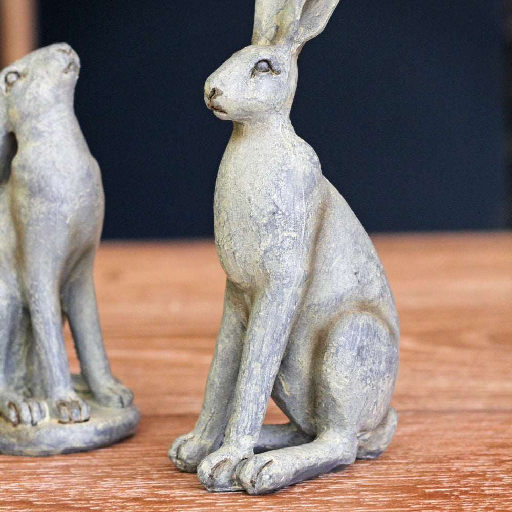 Set of Grey Mini Hares