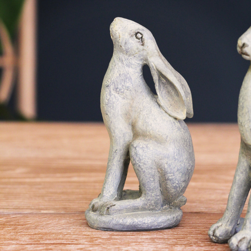 Set of Grey Mini Hares