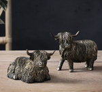 Set of 2 Highland Cow Ornaments