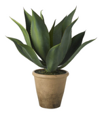 Faux Potted Aloe Plant