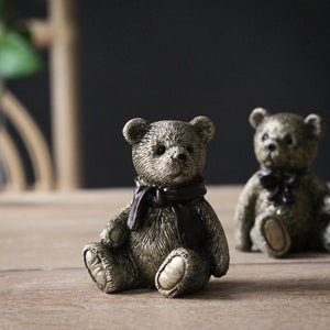 Set of 4 Teddy Bear Ornament