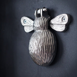 Silver Bumblebee Door Knocker