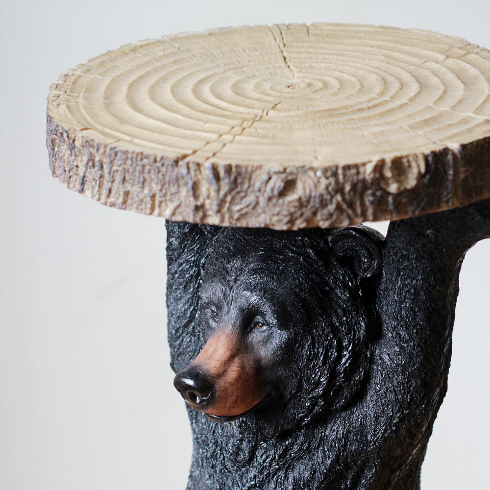 Grizzly Bear Side Table