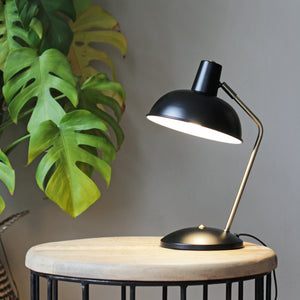 Black 'Hood' Lamp