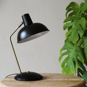 Black 'Hood' Lamp