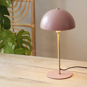 Dusty Pink Bonnet Lamp