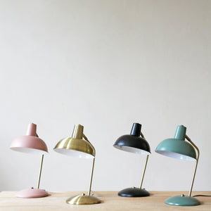 Gold 'Hood' Lamp