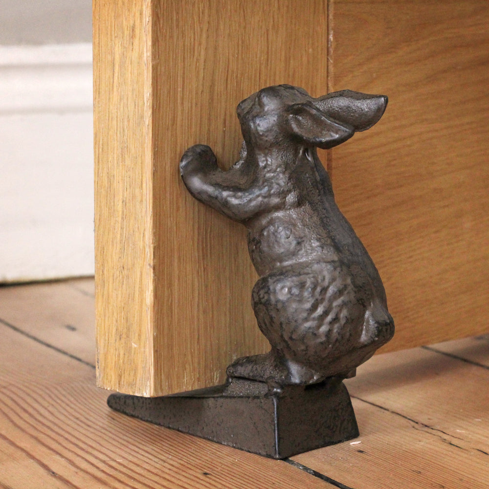 Door Trim Rabbit Cast Iron Rabbit Door Stop – Sophie MacBain