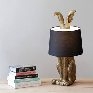 Antique Gold Hare Table Lamp