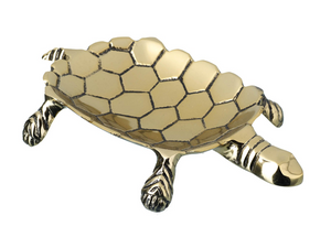 Large Gold Tortoise Dish