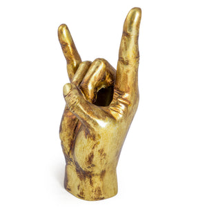 Gold 'Rock On' Vase