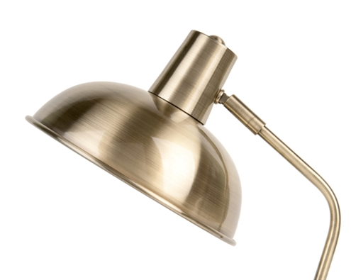 Gold 'Hood' Lamp