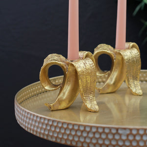 Banana Candle Holder - Gold