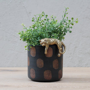 Small Leopard Pot Hanger