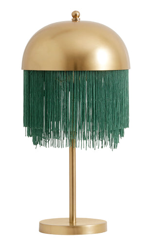 Art Deco Table Lamp with Fringes