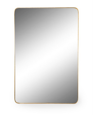 Gold Rectangular Mirror