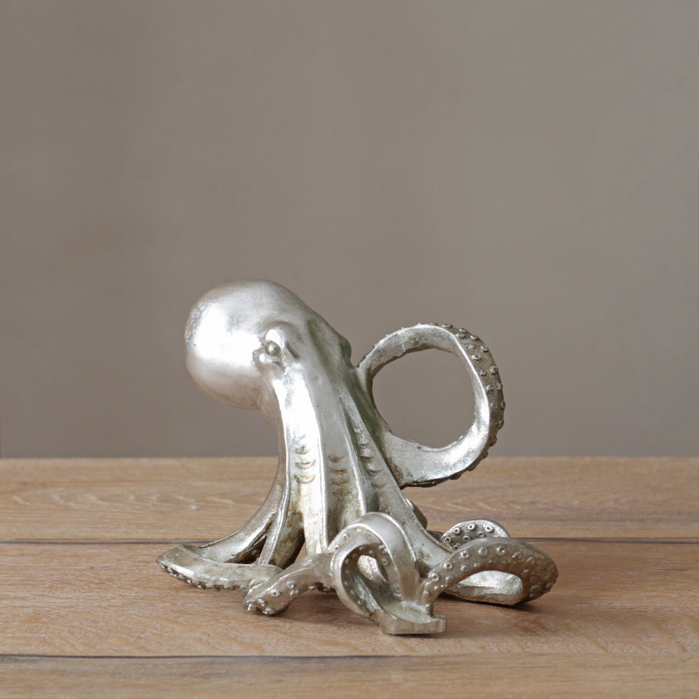 Silver Octopus Wine Holder