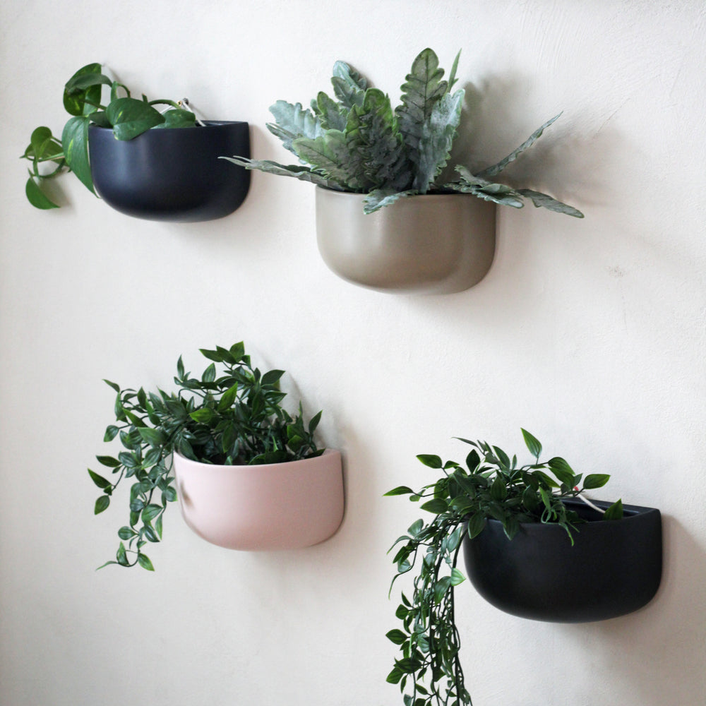 Oval Ceramic Wall Planters