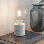 Lansdowne Table Lamp - White Marble
