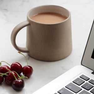 Beige Stone Mug